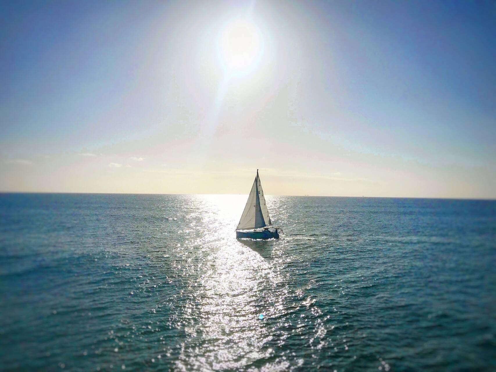 Sailing on the ocean